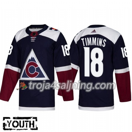 Colorado Avalanche tröja Conor Timmins 18 Alternate 2018-2019 Adidas Authentic - NHL Tröjor Barn